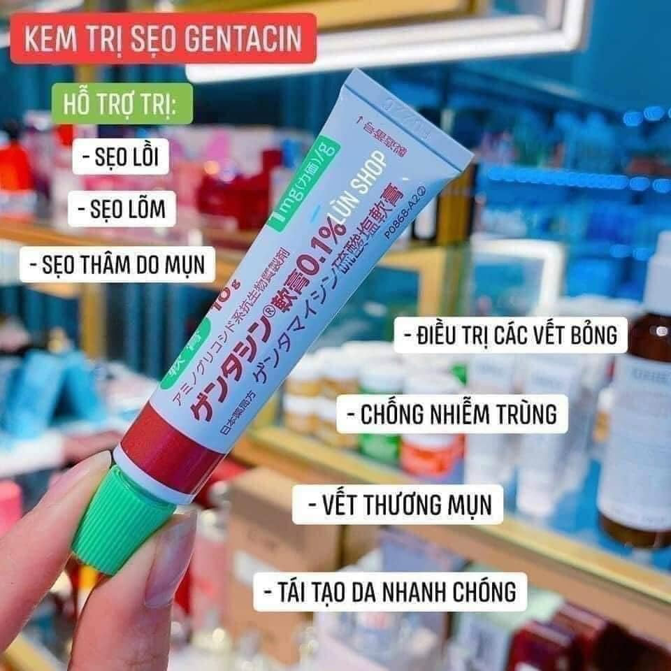 Kem Mờ Sẹo Gentacin Nhật Bản Tuýp 10g