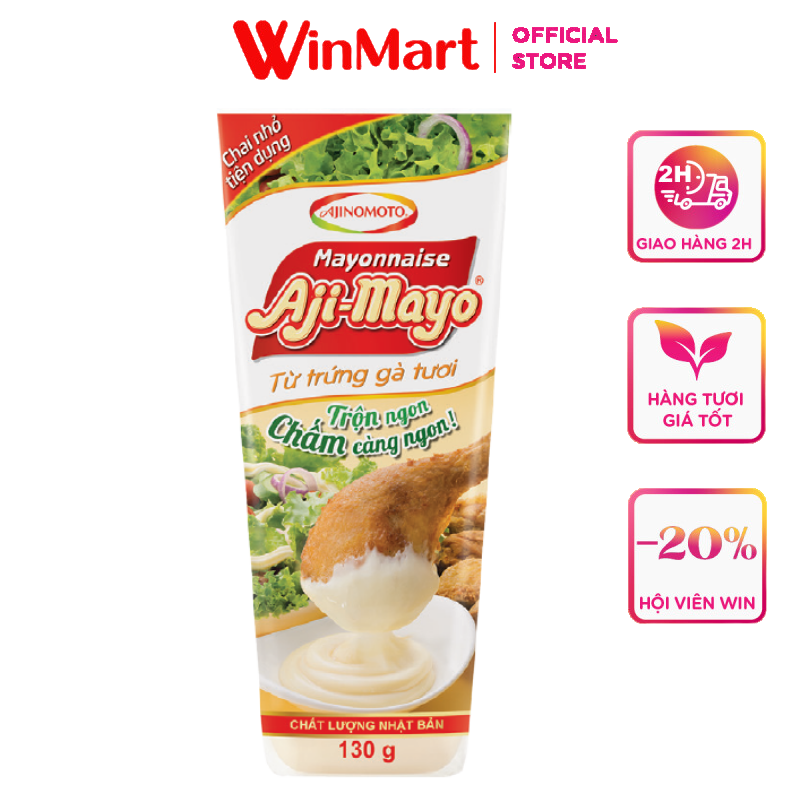 [Siêu thị WinMart] - Sốt mayonnaise AJI-MAYO tuýt 130g