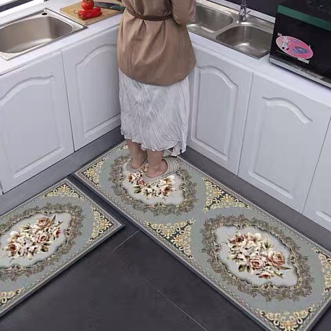 [XẢ KHO] Thảm bếp mẫu mới nhất, thảm nỉ 3d trải sàn gồm 2 chiếc kích thước 60-120cm