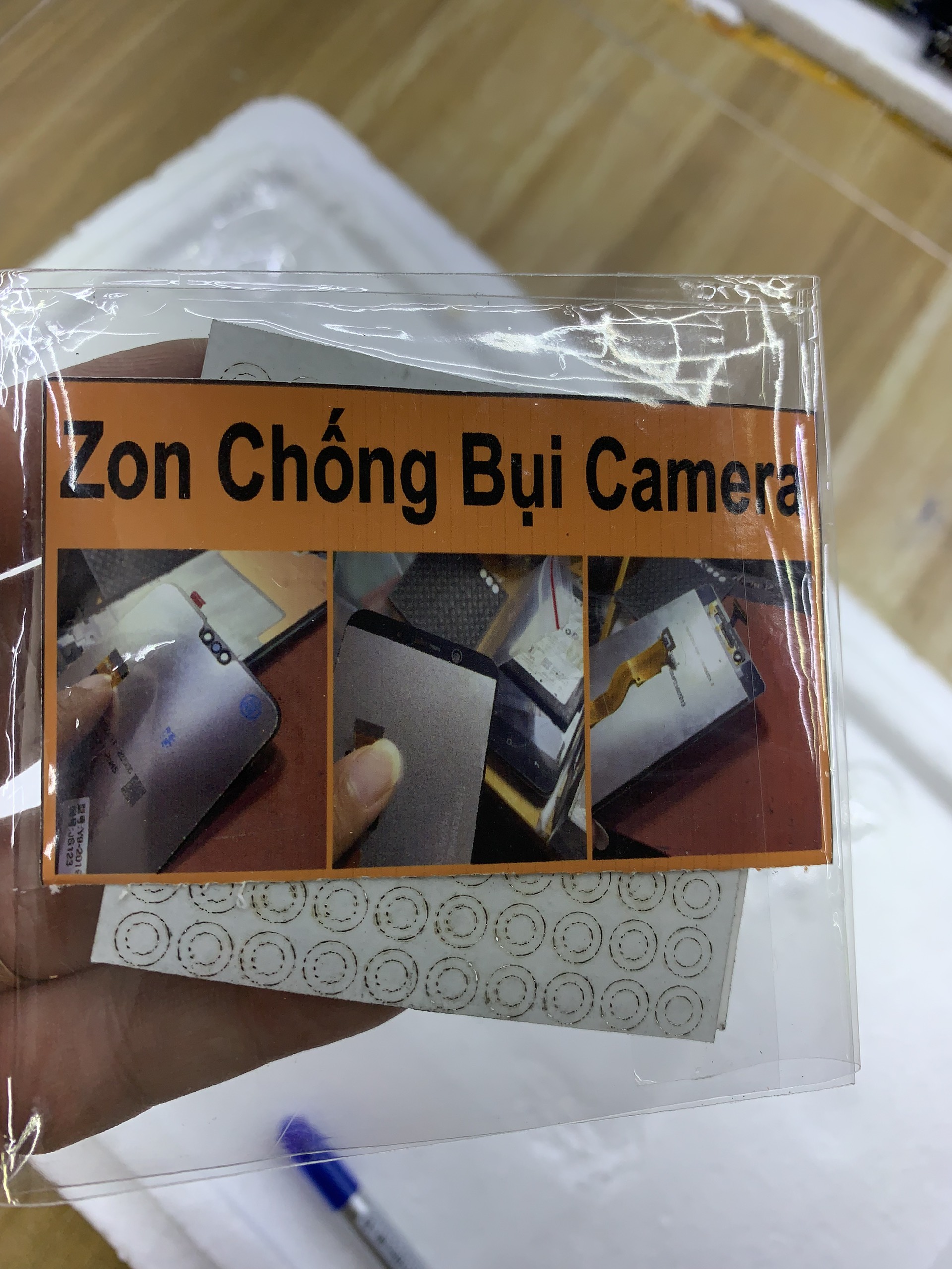 Zon / Ron chống bụi Camera trước các dòng điện thoại bịch 2 túi x100 = 200 cái