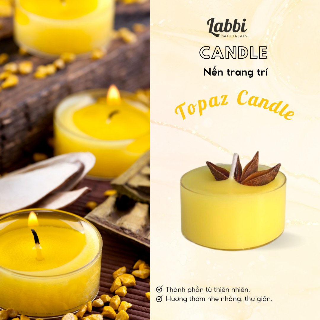 TOPAZ CANDLE [Labbi] Nến trang trí / Candle