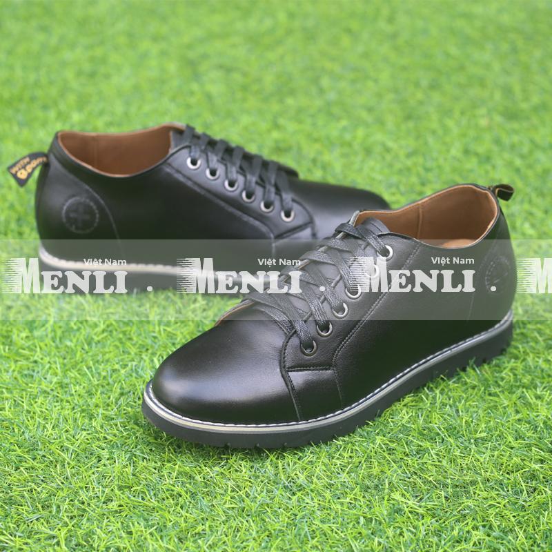 [DA BÒ] Giày công sở nam MENLI TCLZ14 tăng chiều cao 6.5cm.