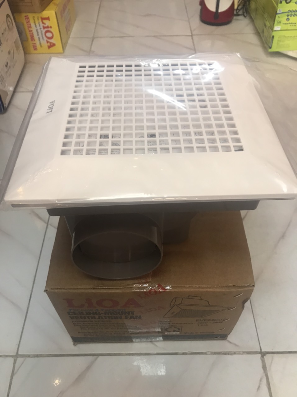 Quạt thông gió âm trần- EVF24CU7 Lioa