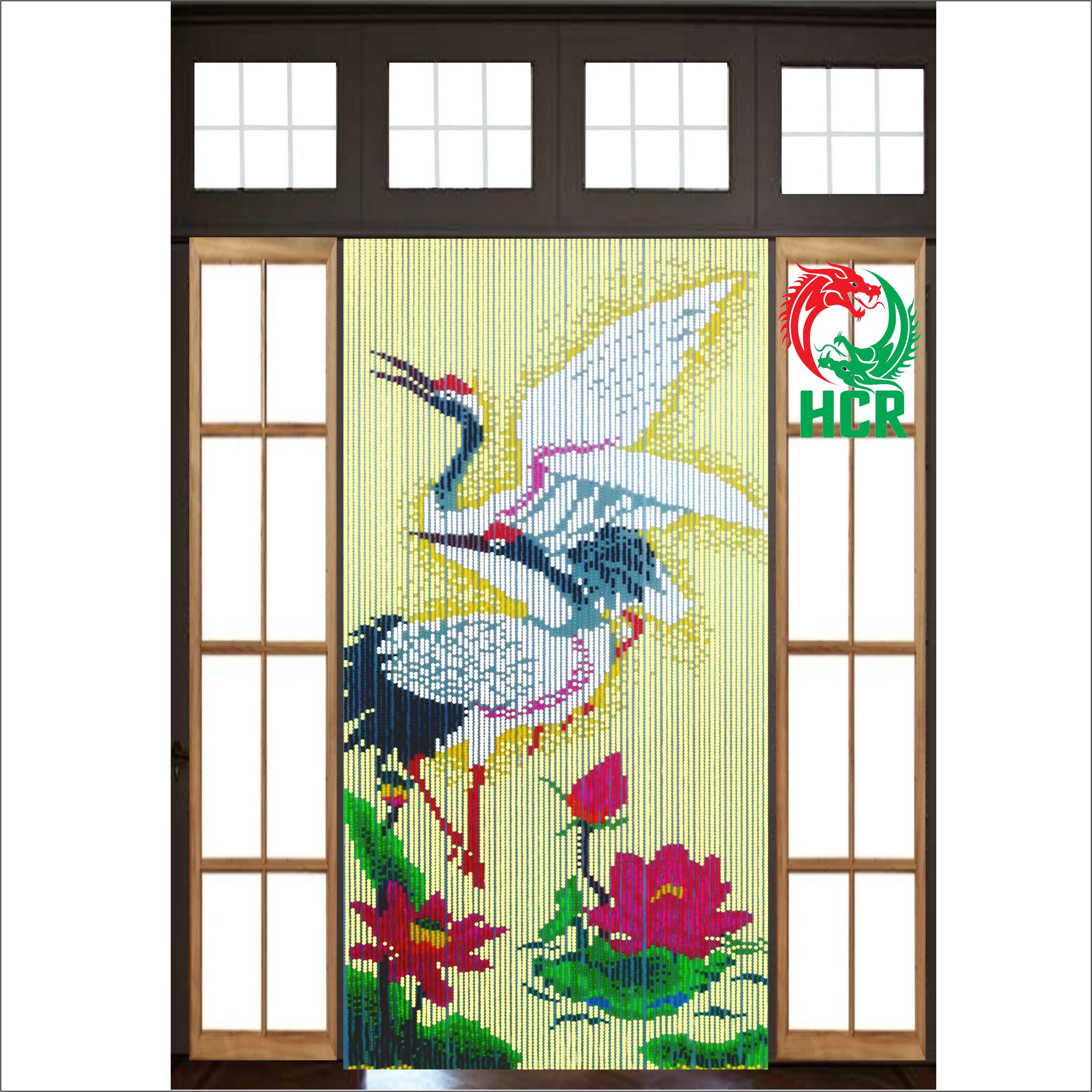 Màn hạt nhựa - Công ty Hai Con Rồng - Code 833 Hạc Bay