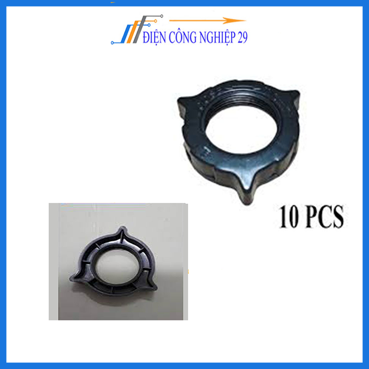 [10 cái] Khóa lồng quạt màu đen