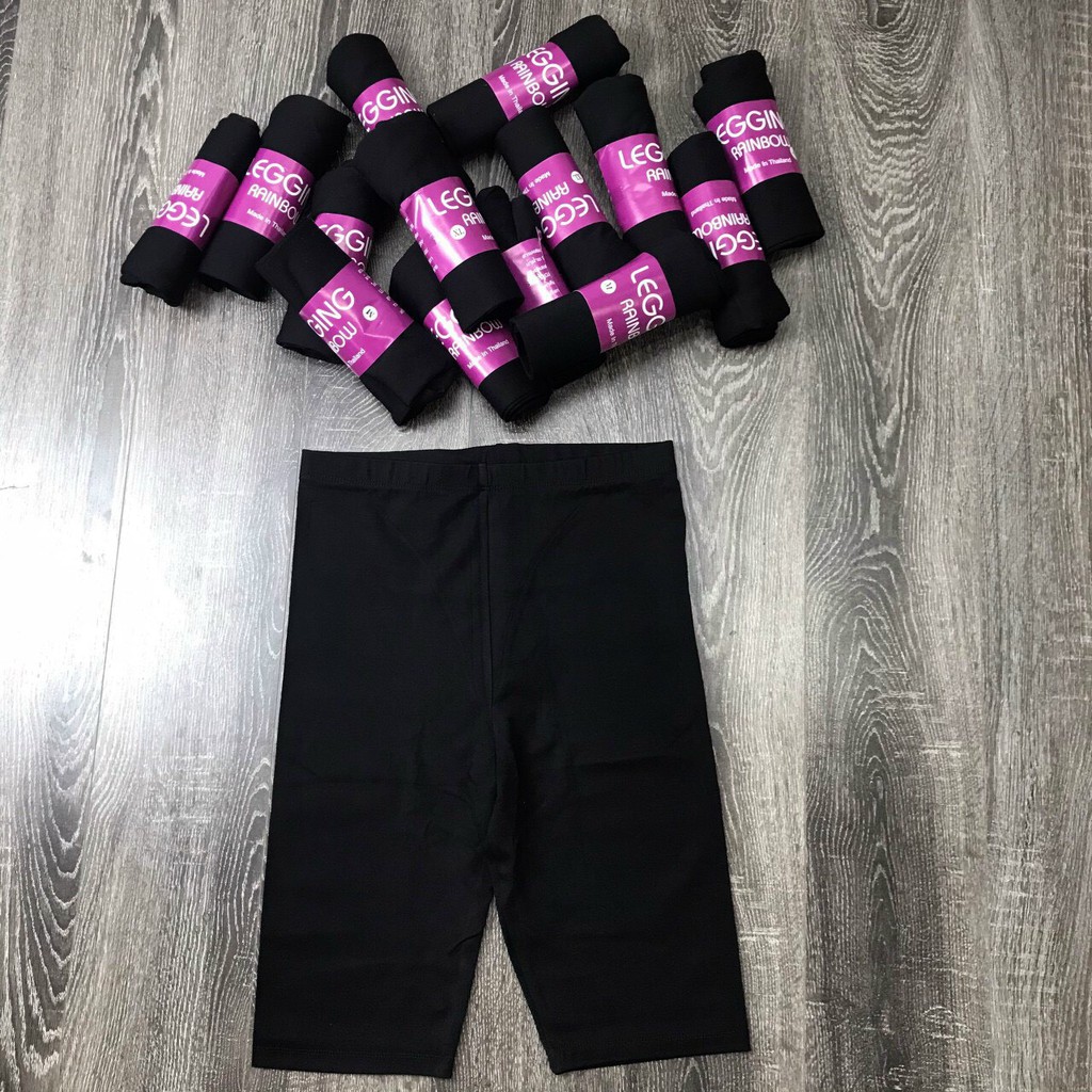 Quần legging ĐÙI CUỘN HỒNG siêu co giãn