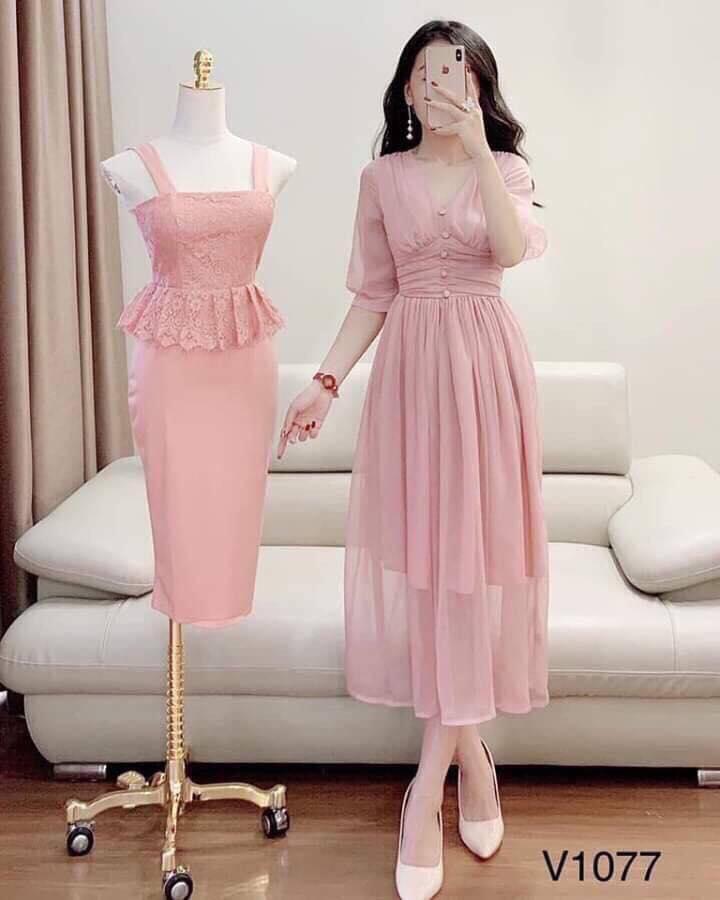 Đầm Xòe Voan Thanh Lịch FashionLyLy