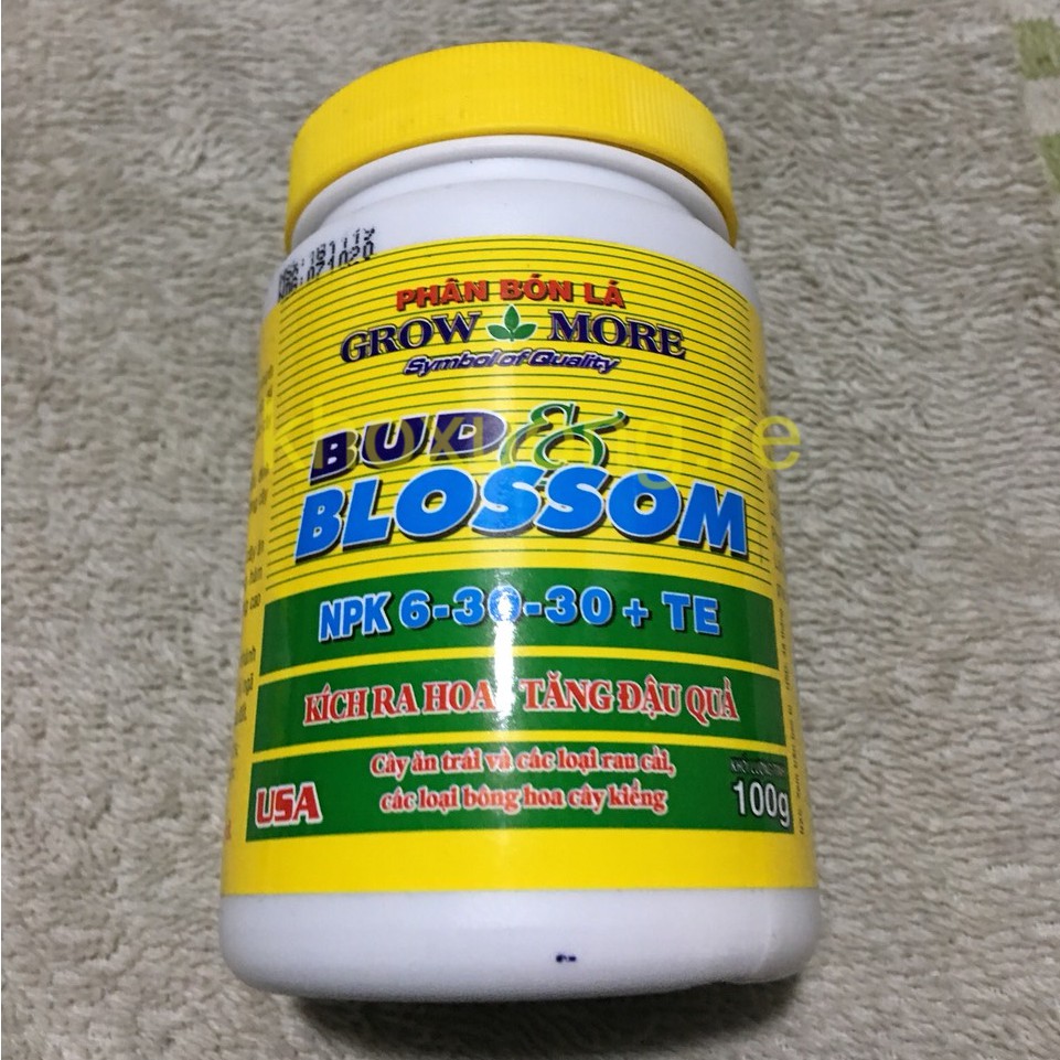 Phân Bón Cao Cấp ✔️✔️✔️ Phân Bón Lá Grow More NPK (30-10-10) - (6-30-30) - (20-20-20)- 100gr/hủ
