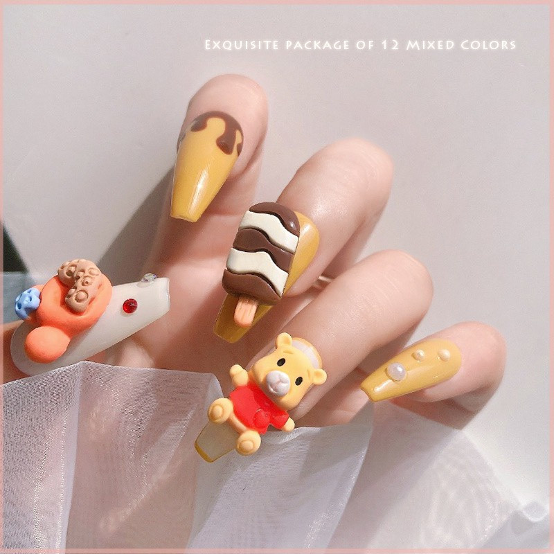 Charm Đính Móng Hoạt Hình Đủ Loại