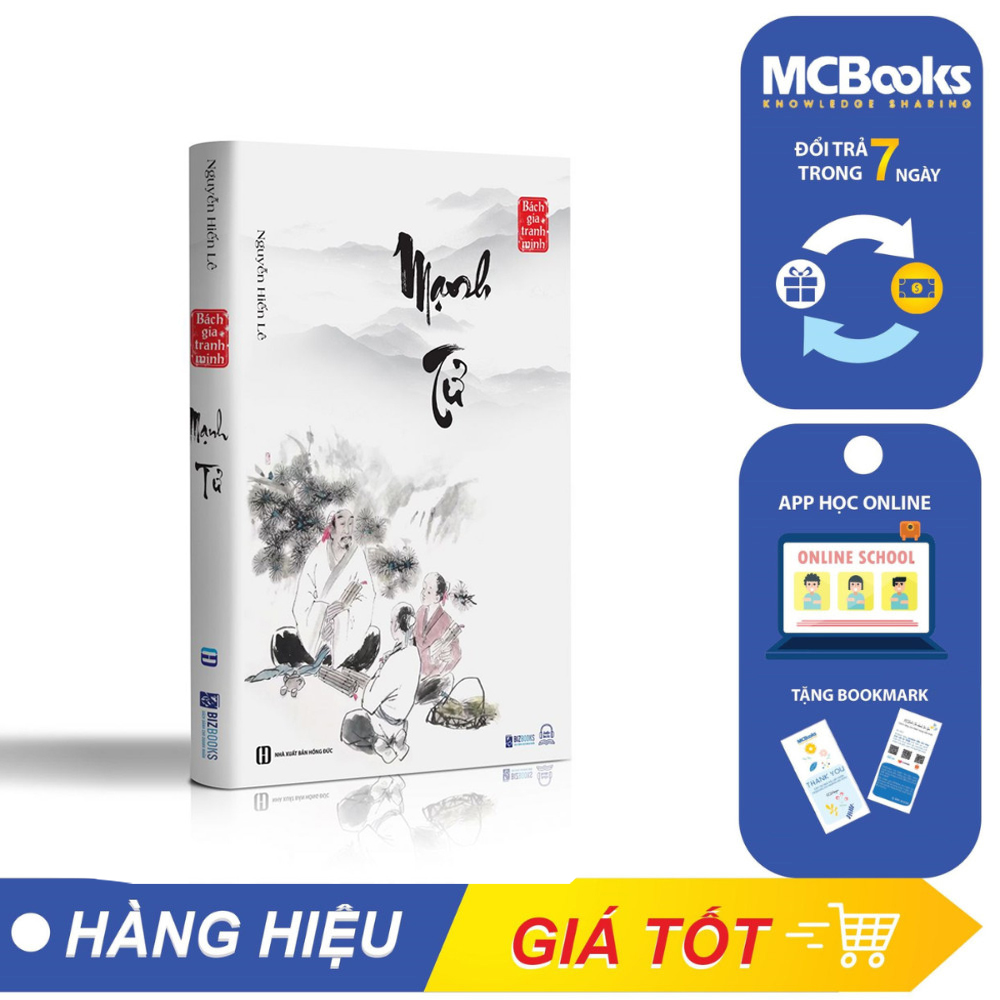Sách - Mạnh Tử - Nguyễn Hiến Lê (Tuyển Tập Bách Gia Tranh Minh) - McBooks