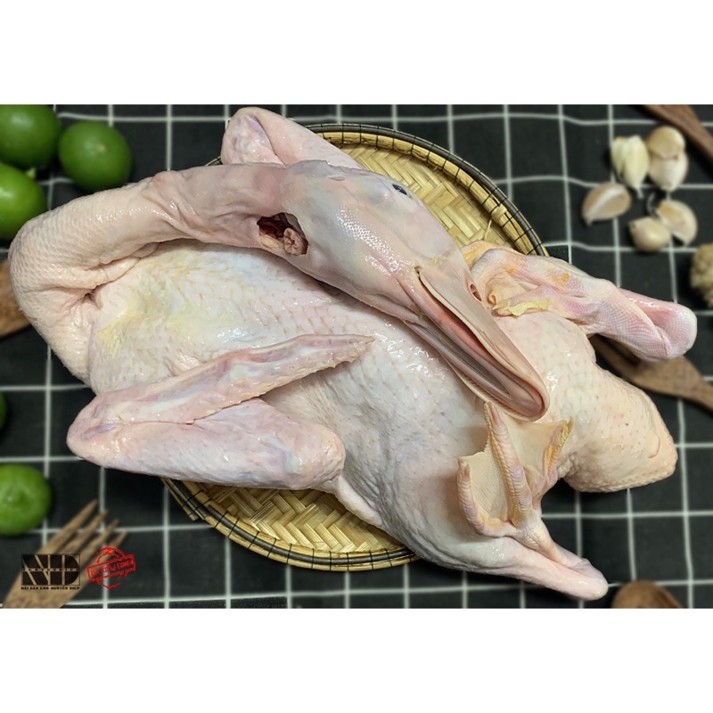 Vịt tươi nguyên con cấp đông không lòng 1,4kg đến 1,6kg