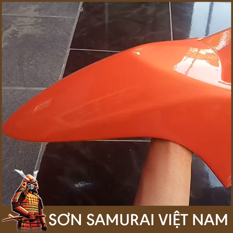 Sơn samurai màu cam - Chai sơn cam rực Y3505 sơn xịt samurai