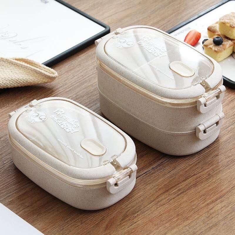 Cặp lồng cơm lúa mạch 2 tầng