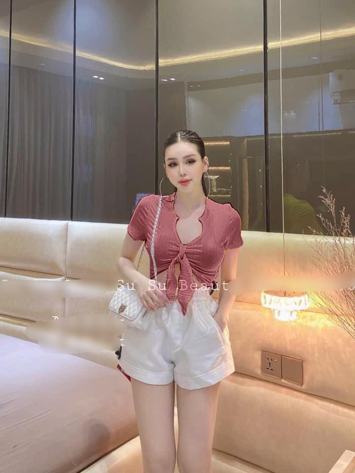 ÁO THUN CROPTOP THUN BORIP NHIỀU MÀU