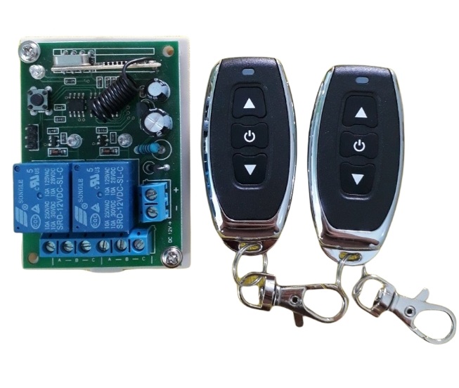 Mạch điều khiển mô tơ đảo chiều động cơ 12V 10A + Remote