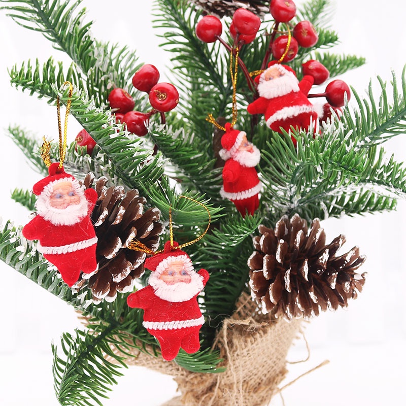 set 2 ông già noel treo giáng sinh siêu cute