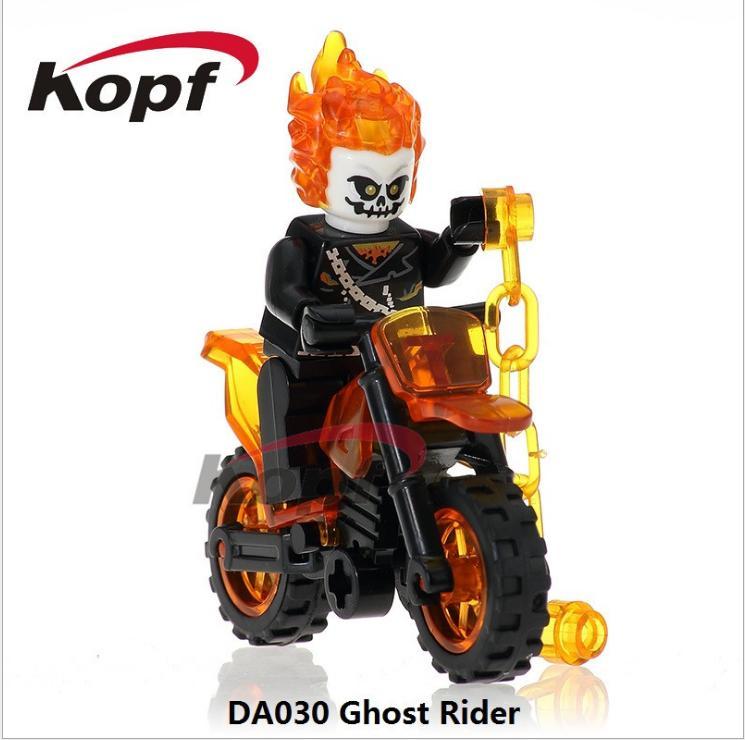 [HCM]Đồ chơi lắp ráp Mini Figure nhân vật Ghost Rider Cưỡi Xe