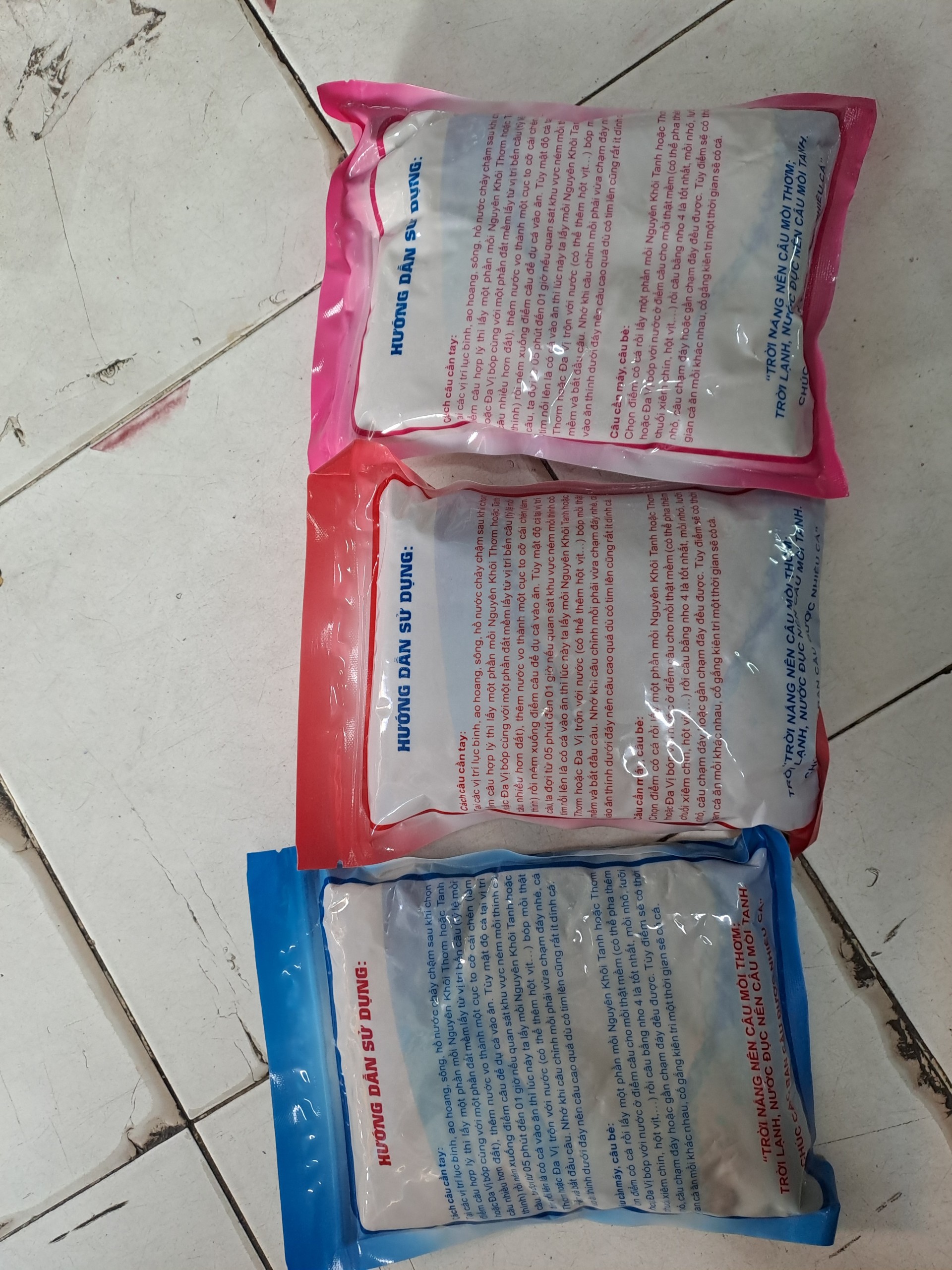 Cám câu cá Nguyên Khôi Tanh-Thơm-Đa Vị(500gr)