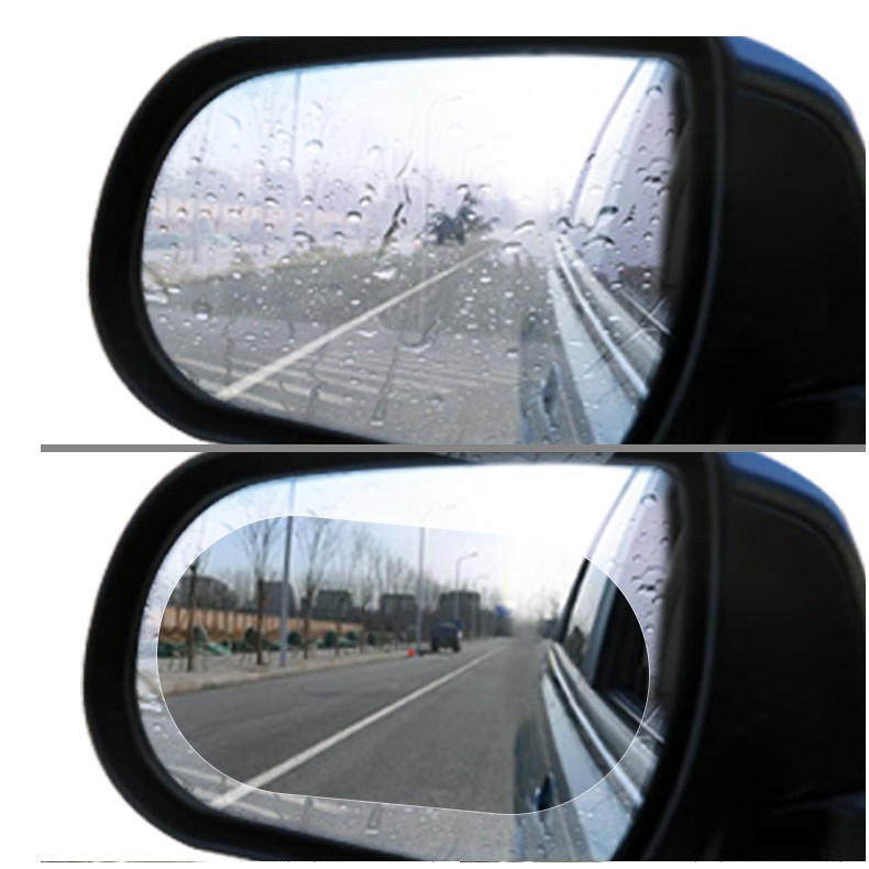 Car Rearview Mirror Anti Fog Rain Proof Coating Film Covers rain blades sticker