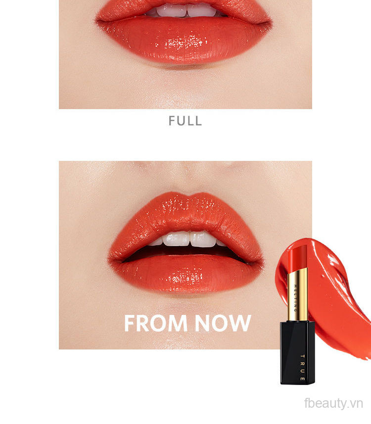 Son môi A'PIEU True Melting Lipstick (OR01/From Now)