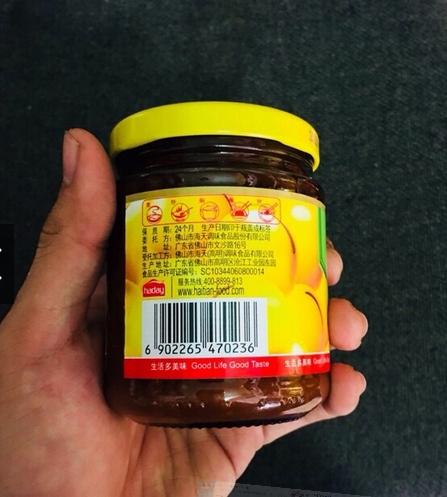 1 THÙNG ĐẠM TƯƠNG (TÀU CHOONG TRUNG) - 15 LỌ