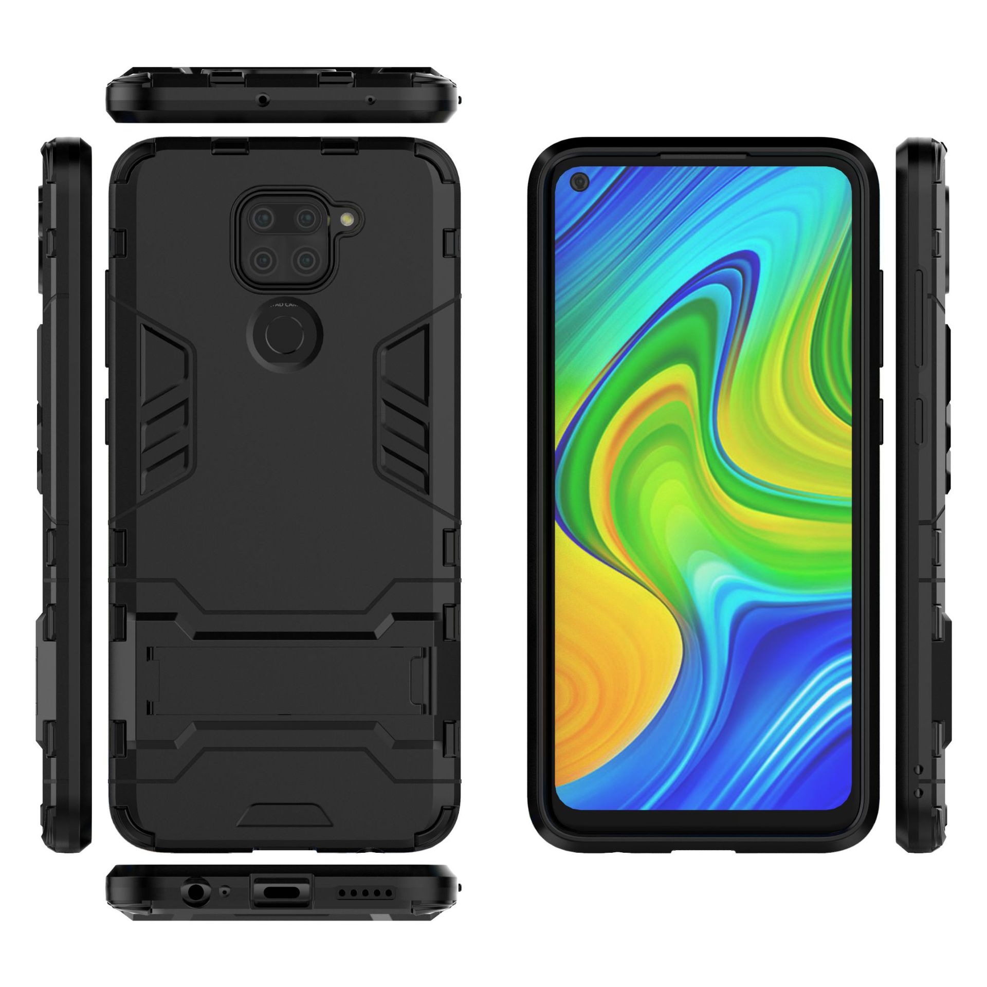 Ốp lưng Xiaomi Redmi Note 9 / Redmi 10X 4G - Ốp lưng chống sốc Iron Man siêu bền, bảo vệ camera, chống sốc tốt