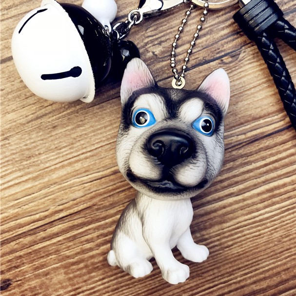 [HCM]Móc Khóa Chó HuskyCute 3D