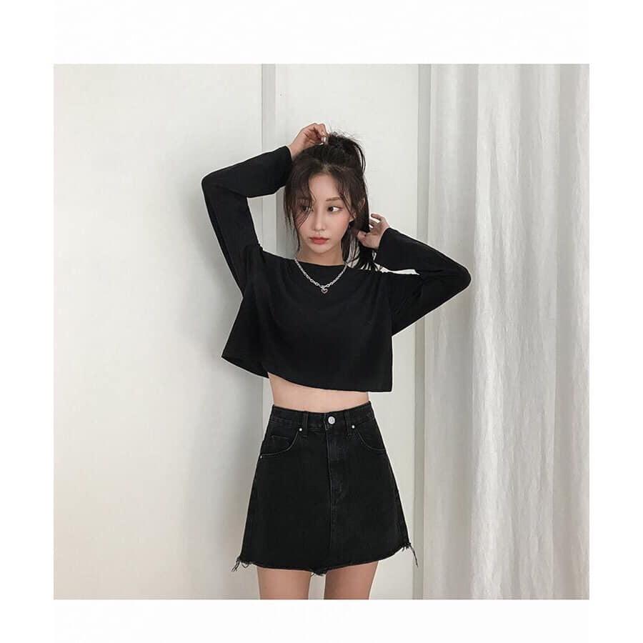 [HCM]Croptop Tay Dài