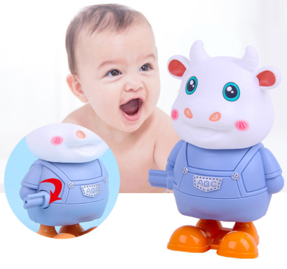 Bò nhảy múa bằng dây cót trend titok