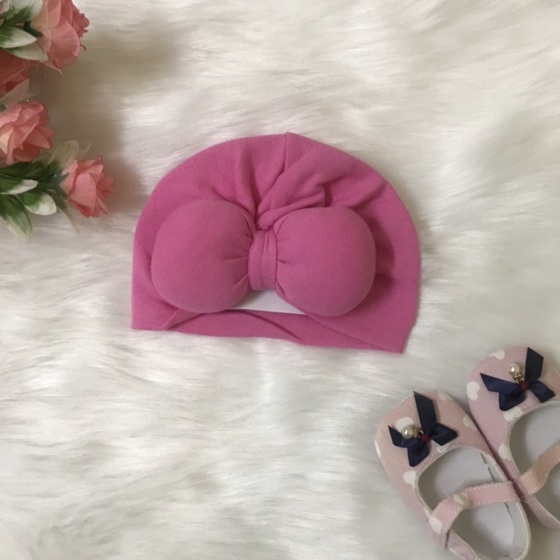 [HCM][Được chọn mẫu] Turban nón cotton cho bé gái