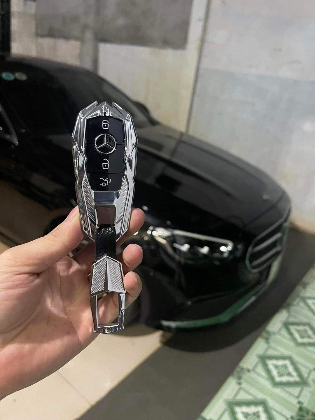 [MERCEDES] MÓC ỐP KHOÁ CÁC DÒNG XE MERCEDES C, GLC, GLB, E, S