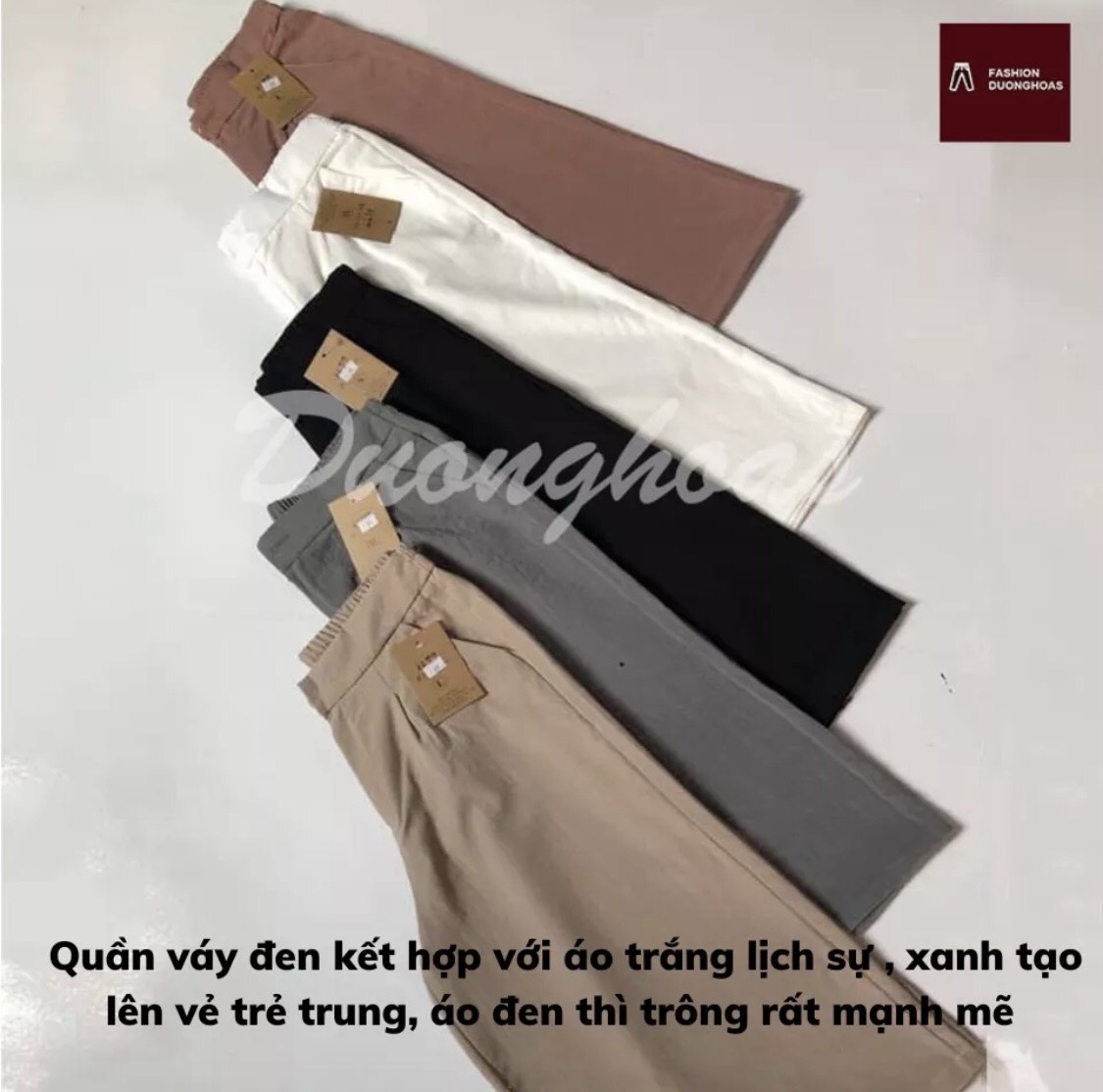 Quần Giả Váy Lửng Cao Cấp Chất Đũi Sớ Mát QGV505