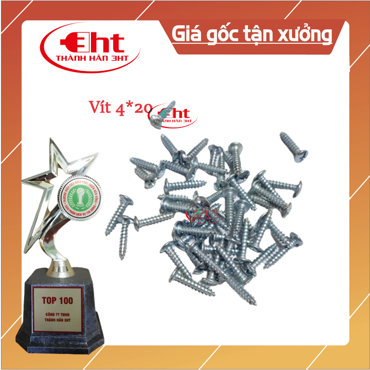 Vít bắt nhựa + gỗ 4*20