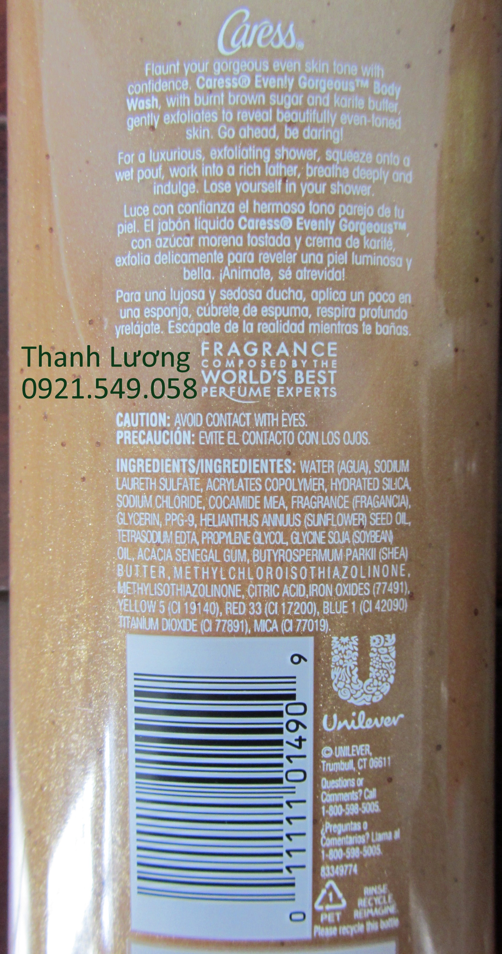 Sữa tắm nước hoa Caress (532ml) - USA