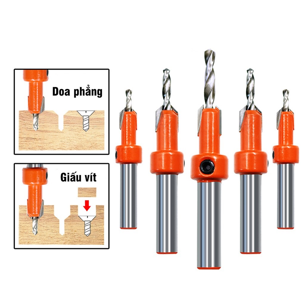 Mũi Khoan Âm Vít Gỗ 10mm Cao Cấp