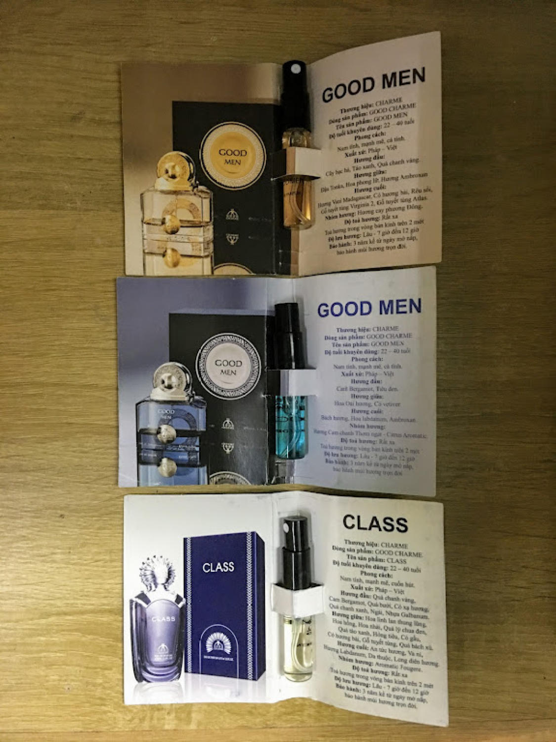 Ống test nước hoa good men