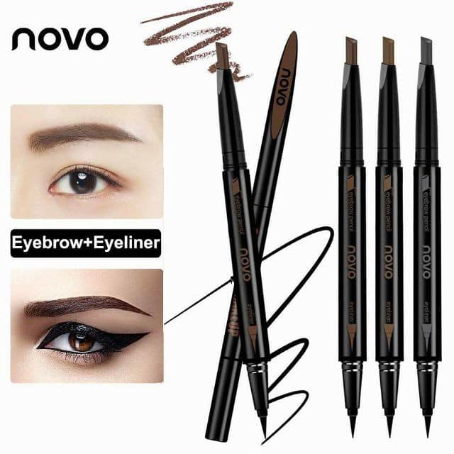 Chì Kẻ 2 trong 1 (Kẻ Mày + Kẻ Mắt) NoVo Makeup Seduce