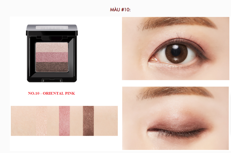Phấn mắt 3 màu Missha Triple Shadow Version 15g.