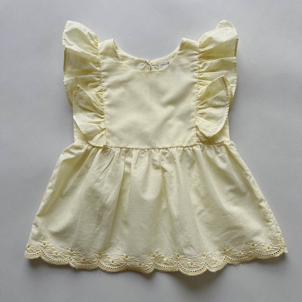 Embroidery Baby Blouse Macro & Micro (Áo Cánh Tiên Thêu Hoa Bé Gái)