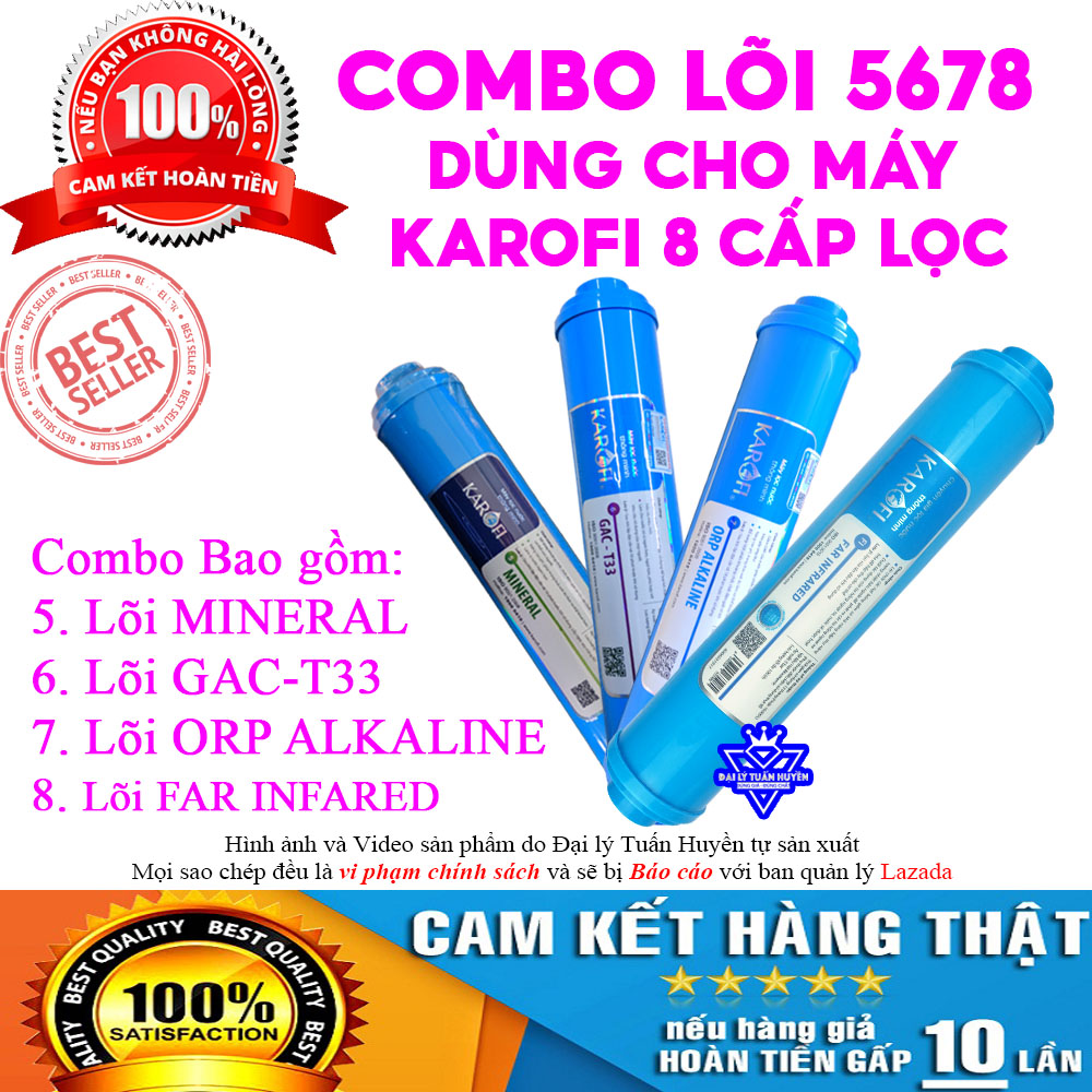 Combo lõi 456789 Karofi chính hãng