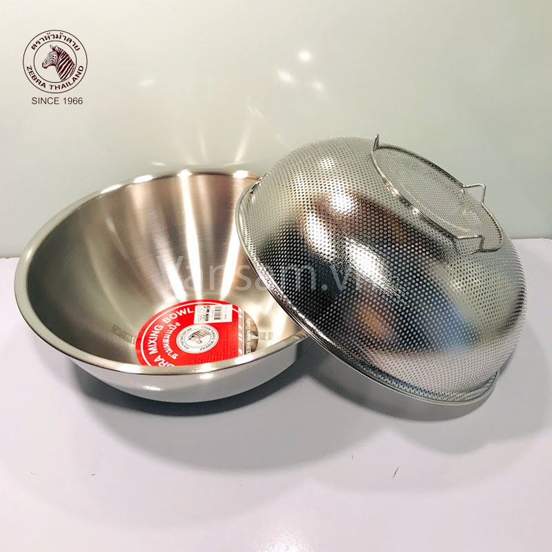 [HCM]Bộ thau rổ 30cm inox 304 cao cấp