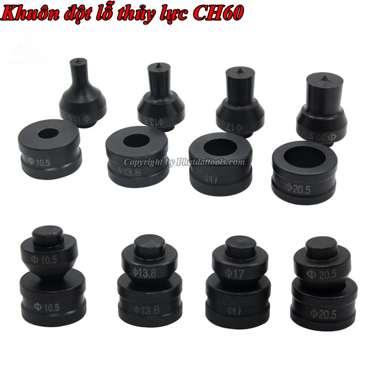 Khuôn Đột Lỗ Tròn Cho Máy Đột Lỗ Thủy Lực CH60
