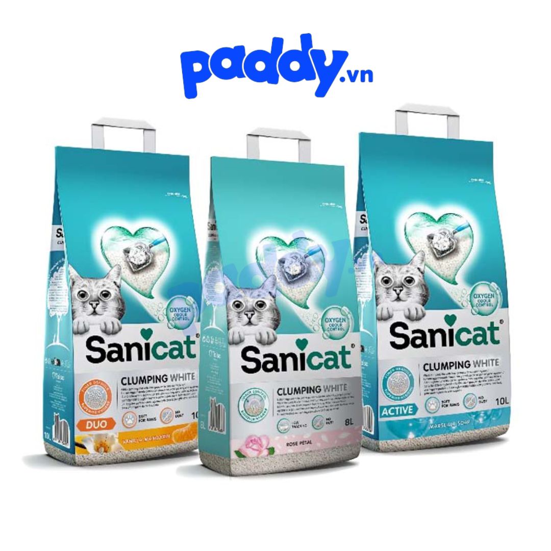 Cát Vệ Sinh Mèo Sanicat Bentonite Đất Sét