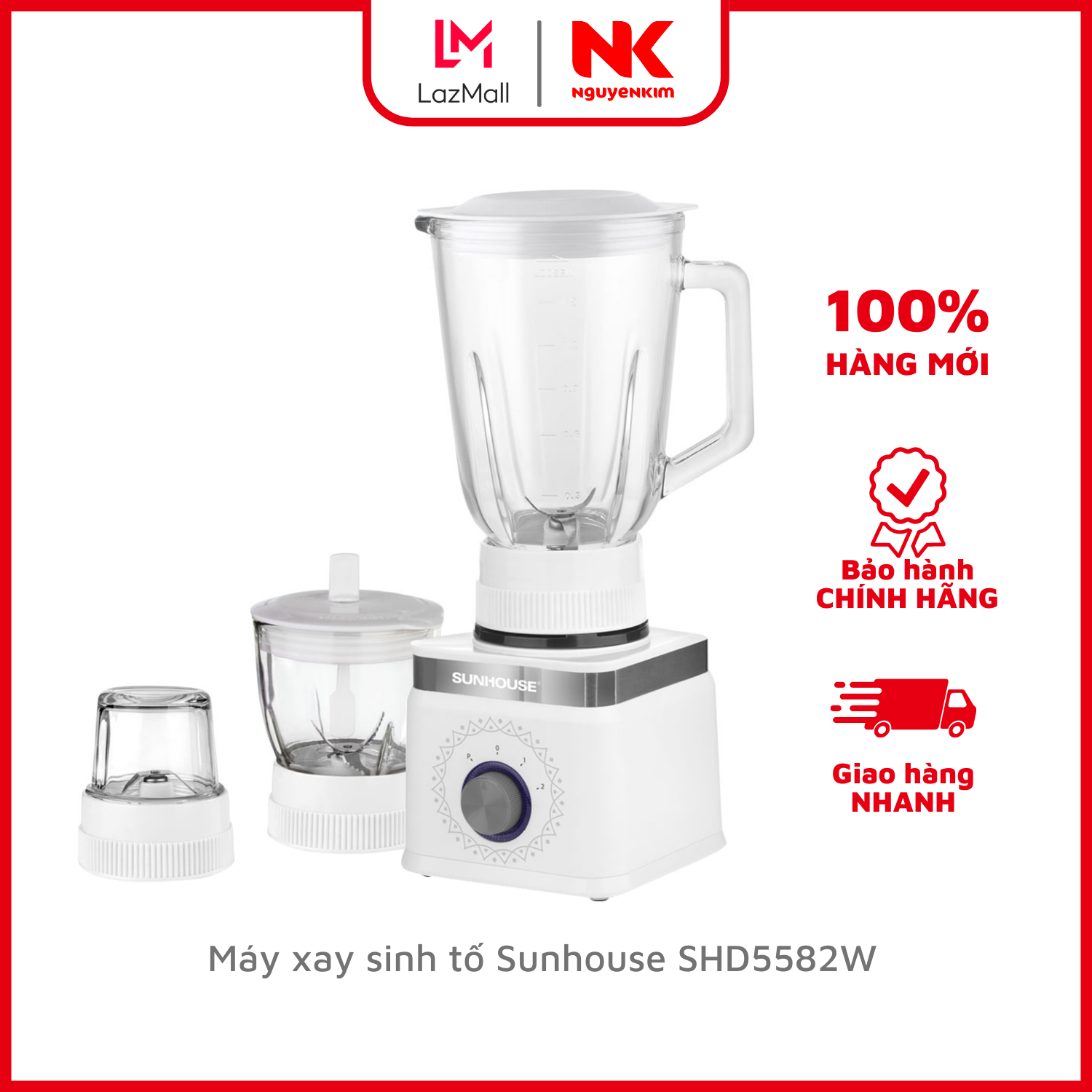 Máy xay sinh tố sunhouse shd5582w