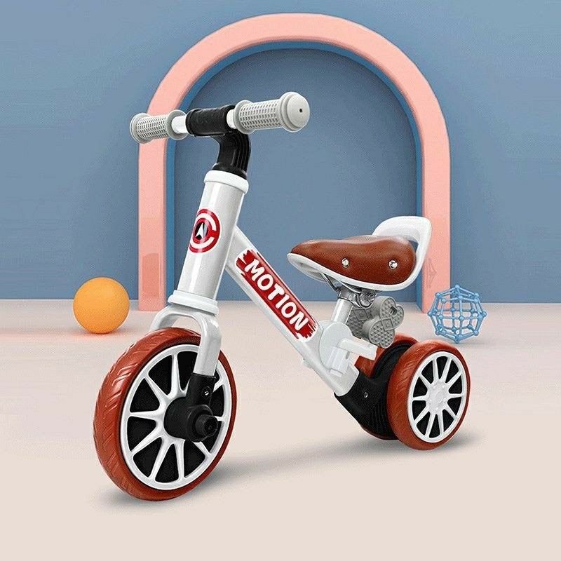 Xe chòi chân thăng bằng cho bé MOTION có bàn đạp 2in1 yên bằng da khung xe