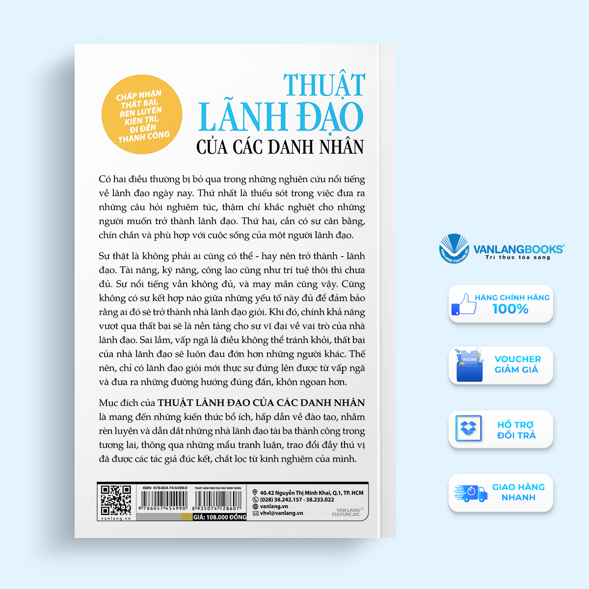 Sách - Thuật lãnh đạo của các danh nhân-Vanlangbooks