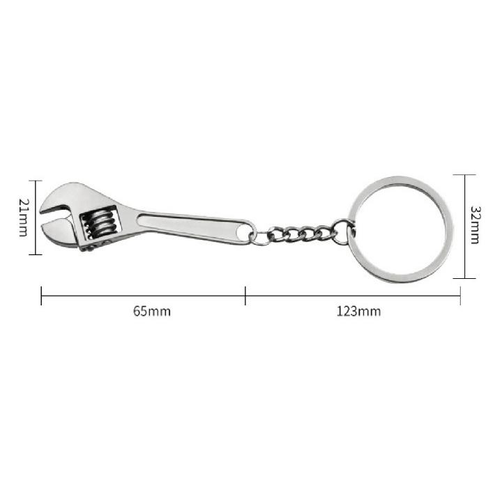 Móc khóa cờ lê độc lạ thép không gỉ cao cấp - DMA store