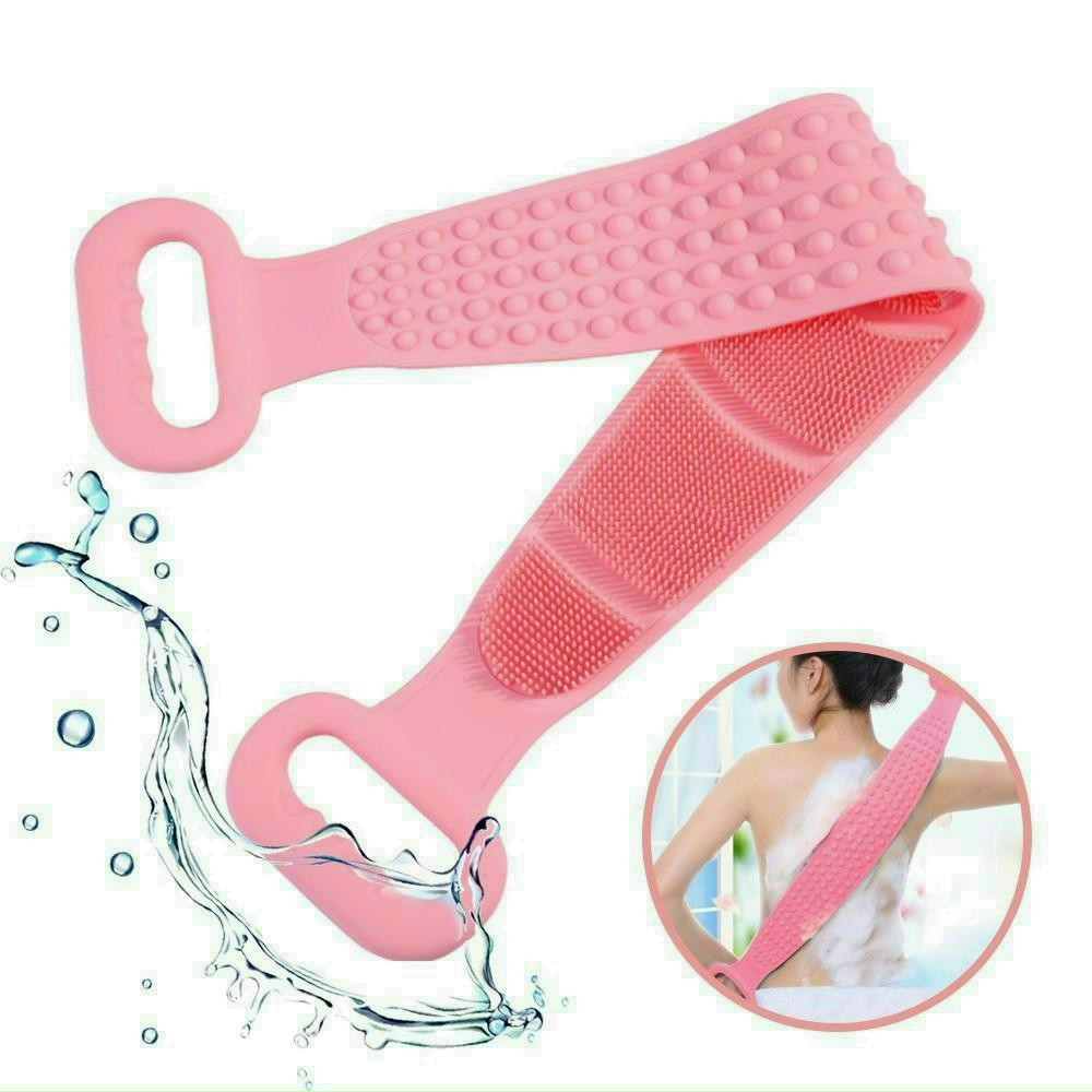 Dây tắm cọ, chà lưng 2 mặt bằng silicon đa năng [HÌNH THẬT] [yody_fashion]