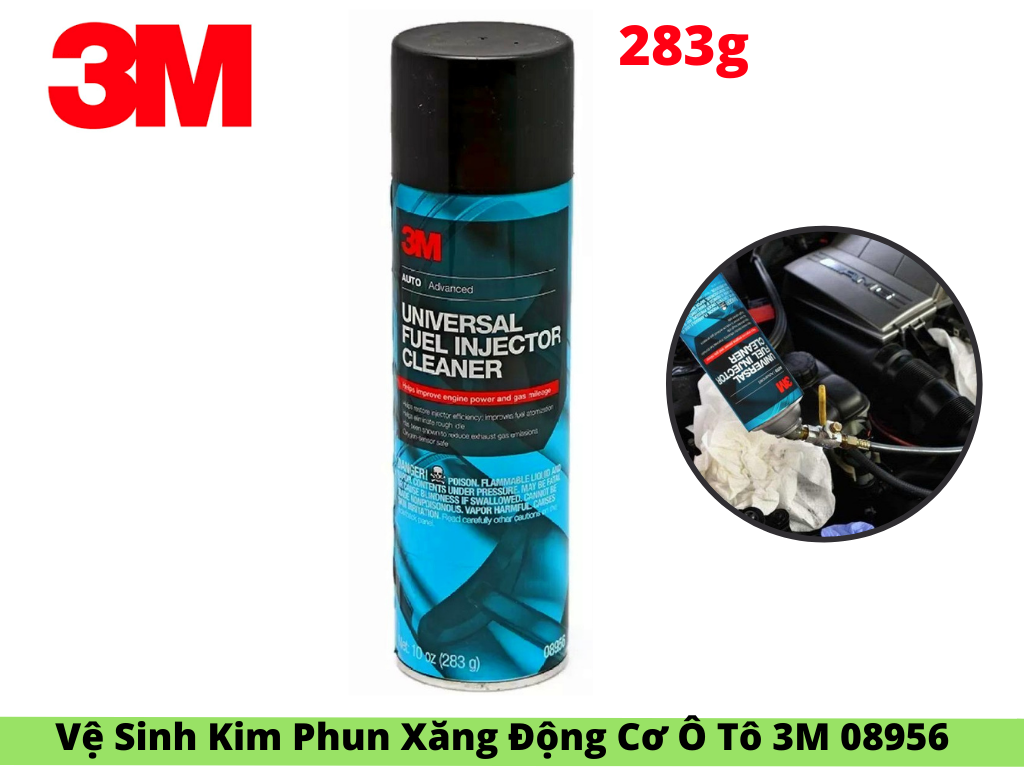 Dung Dịch Vệ Sinh Kim Phun Xăng Động Cơ Ô Tô 3M 08956 283g