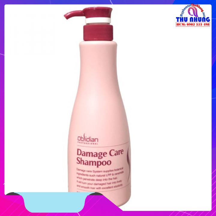 [CHÍNH HÃNG] Bộ Dầu gội xả, tinh dầu, xịt dưỡng, huyết thanh Obsidian Damage Care Shampoo and Conditioner tái tạo tóc hư tổn Hàn Quốc